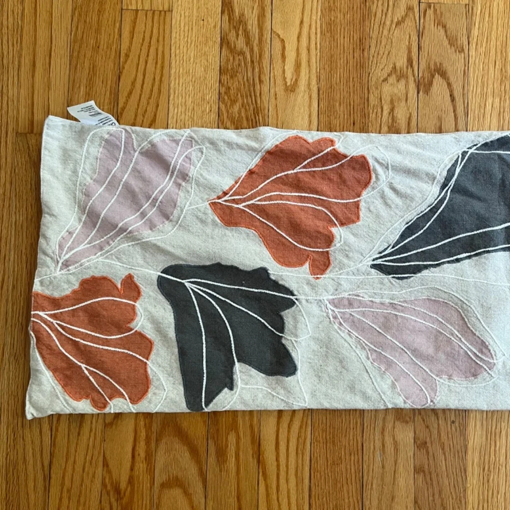 Crate and Barrel Floret Embroidered Table Runner